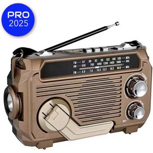 Safewave Noodradio - Safewafe Noodradio - Lumingo Radio - Noodradio Solar Opwindbaar En Batterij - Voor Rampen