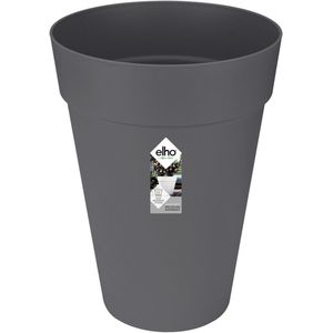 Elho Loft Urban Rond Hoog 35 - Bloempot voor Buiten - Ø 33.5 x H 45.3 cm - Antraciet