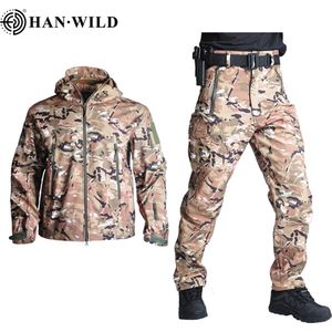 Han Wild Multicam tactical soft shell kleding set Maat L