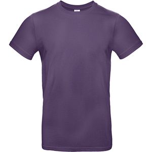 2-Pack herenshirt 'E190' met ronde hals B&C Collectie Radiant Purple maat XS