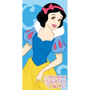 Disney Sneeuwwitje Strandlaken - 70 x 140 cm - Blauw
