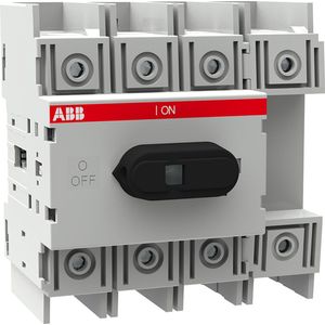 ABB OT125M4 Schakelaar Ontkoppelaar 125A 4-Pool DIN Rail - 1SCA022429R9220 - E3VHR