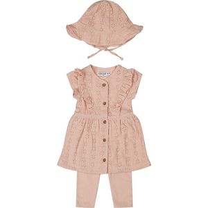 Dirkje Meisjes Kledingset - Light coral