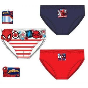 Spiderman - Lange Onderbroeken - 3 Stuks - 6/8 Jaar