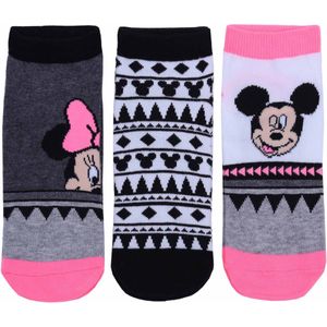 Minnie Mouse DISNEY - 3 x enkelsokken