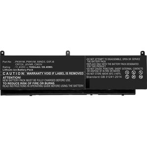 CoreParts - Vervangende Laptopbatterij - 89,49Wh - Li-ion - Voor Dell