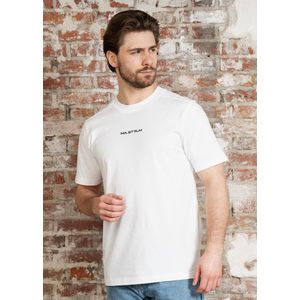 MA.Strum - Mastrum Tee - Optic White - Katoen