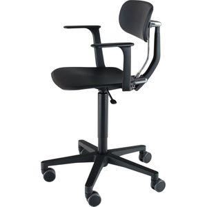 Wesjon Cassia chair - werkstoel - flexibele zit - onbekleed - met armleuning