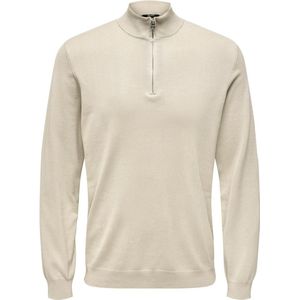 ONLY & SONS ONSWYLER LIFE REG 14 HALF ZIP KNIT NOOS Heren Trui - Maat XXL