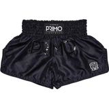 Primo Muay Thai Shorts - Free Flow Series - Black Panther - zwart - maat XL
