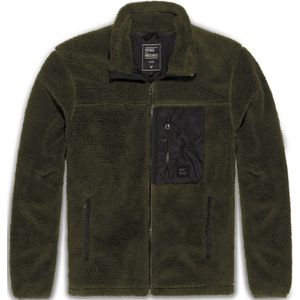 Vintage Industries - Kodi Sherpa Fleece Vest - Groen - Maat M