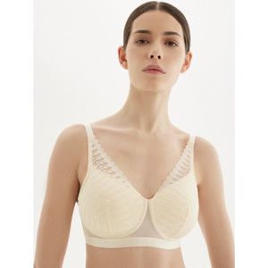 Megami Lambada Voorgevormde Prothese Bralette Antique White Ivoor 75 A