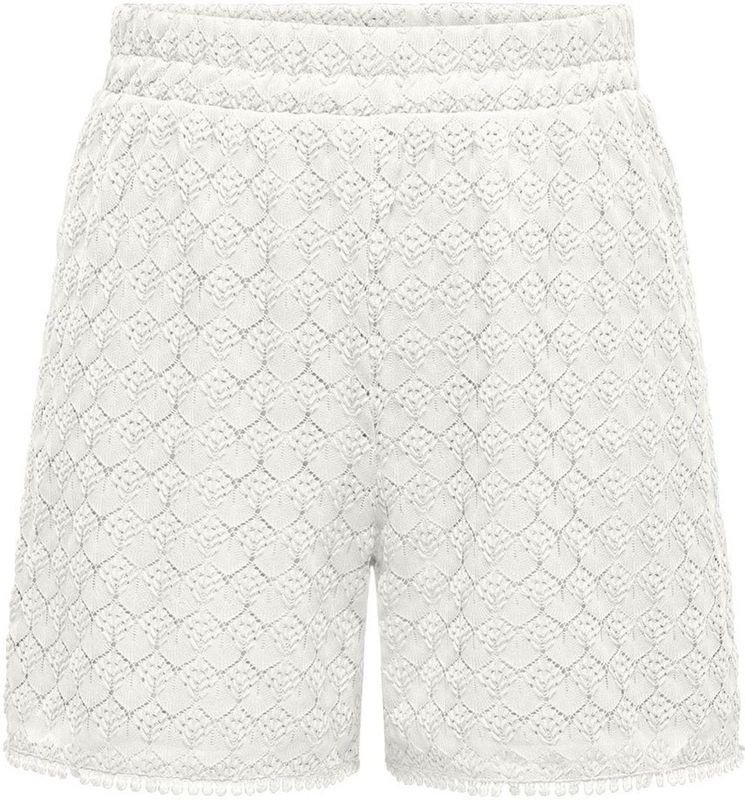 Only - ONLPATRICIA SHORTS - Korte Broeken - Cloud Dancer - Slim Fit