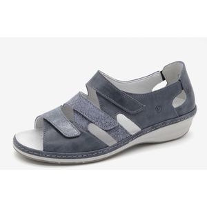 Suave Dames Sandaal - 0962TBL Jeansblauw/Combi - Maat 39