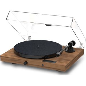 Pro-Ject Jukebox E1 – Platenspeler met Bluetooth input, (voor) versterker en ontvanger - Analoog – HiFi Stereo - Walnoot