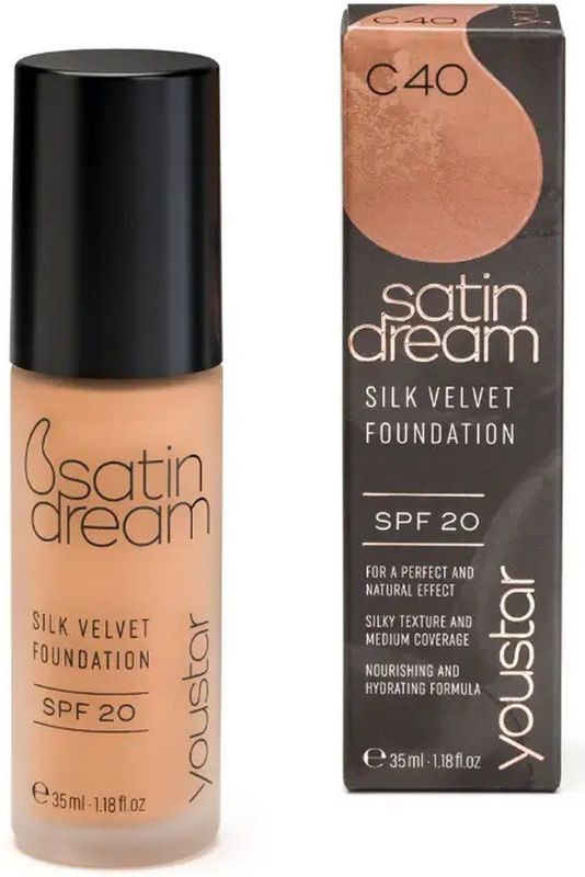 Satin Cream Foundation - Crèmekleurig - SPF 20 - Hydraterend