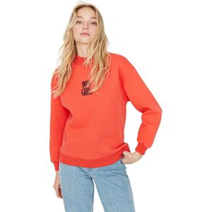Trendyol - Gebreid Sweatshirt - Marineblauw
