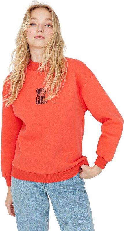 Trendyol - Gebreid Sweatshirt - Marineblauw