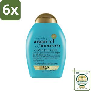 OGX - Argan Oil of Morocco - Conditioner - Extra Sterk - Hydrate & Revive - 385 ml - Voordeelverpakking - 6 stuks - Haarverzorging - Beschadigd haar