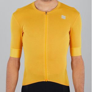 Sportful Fietsshirt korte mouwen Heren Geel  - MONOCROM JERSEY YELLOW - M