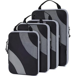 Goodivery ® Efficiënte Reisorganisatoren: 6-delige Set voor Geordend Vervoeren van Kleding en Accessoires