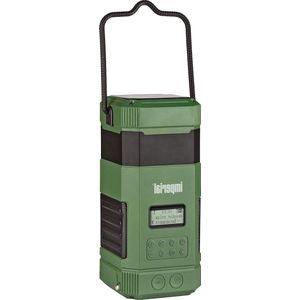 Noodradio zwengelradio met ledlamp - DAB+ FM Bluetooth zonnecel IPX6 waterdicht