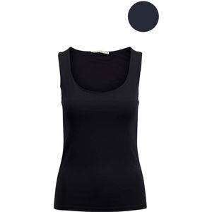 Zusss Basic Singlet Met Stretch Blauw