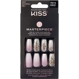 KISS - Masterpiece - Lange Kunstnagels - Doodskistvorm - 30 Nagels met Nagellijm en Vijl