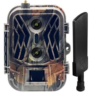 Wildcamera – Jachtcamera – Trailcamera – Buitencamera – Wildlife Camera – 4G Dual Lens – 4K 36MP Met Nachtzicht - Alleen Camera
