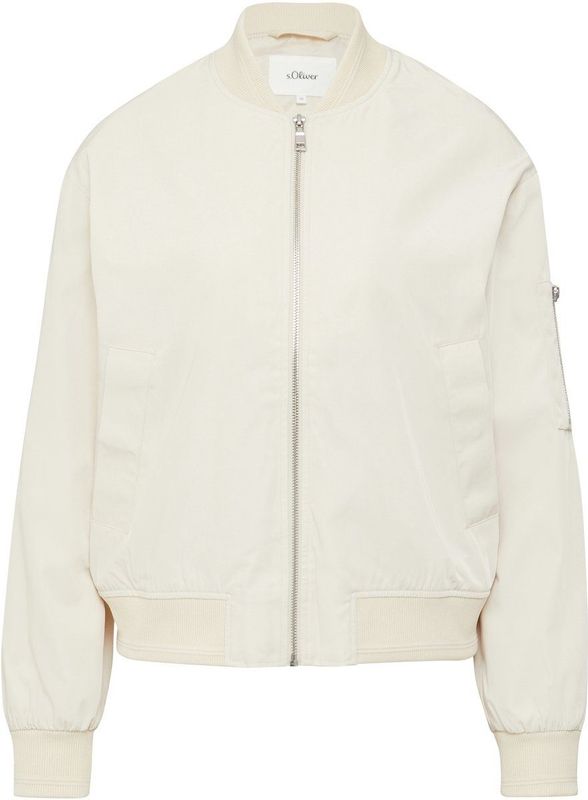 Bomberjack - Effen - Licht Gevoerd - Geribd Ceintuurtje - Ritssluiting