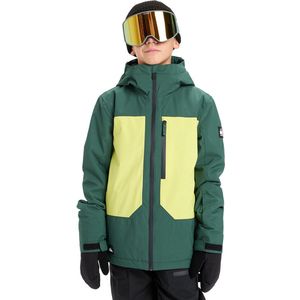 Quiksilver - Ambition 20k - Jas - Groen - Technische Sneeuwjas voor Jongens 8-16