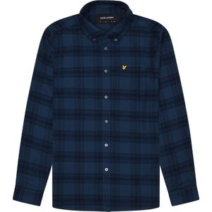 Lyle & Scott - Hemd - Maat S - Mannen - X350 Dark Navy/ -