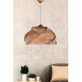 Verlichting - Kroonluchter Antiquatie Hout - Lumi - Afmetingen 36x36x65cm