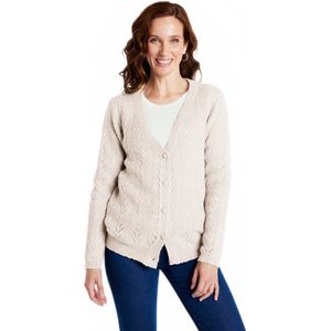 Gilet met knopen en gerecyclede vezels