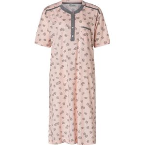 Lunatex tricot dames nachthemd Korte mouw - 22-4135 - Roze - L