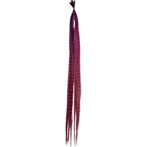 Haarextensie feather - 10 stuks - magenta - nr21