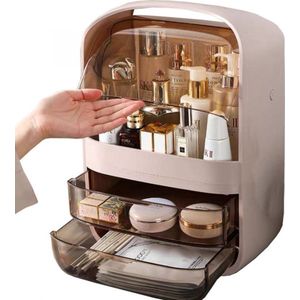 Cosmetica - Organizer - Make up opberger - Sieraden Organizer - Accessories Opberger - Roze - Make up Koffer - Make up Organizer