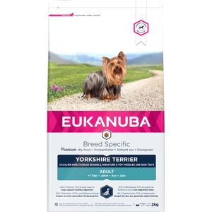 4x Eukanuba Dog Adult Yorkshire Terrier Kip 2 kg