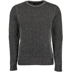 Blue Seven - Trui 376513 antraciet gebreid r.hals - maat M