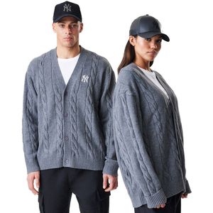 New Era Mlb New York Yankees Cardigan Grijs L Man