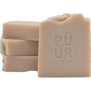 Puurbystan Soap Bar- Kokos - 100% plasticvrij, dierproefvrij, palmolievrij - Handgemaakt - 100 Gram