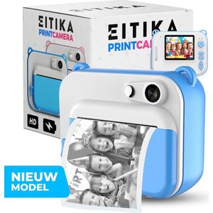 EITIKA Camera - Printer - Digitale Foto Camera - Camera Met Printer - Nederlandse Handleiding & Ebook - Oplaadbaar