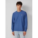 s.Oliver - Sweatshirt - Blauw - Effen - Lange Mouw