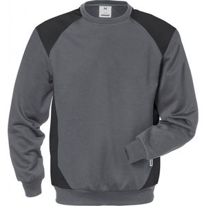 Fristads Sweatshirt 7148 Shv - Grijs/Zwart - XL