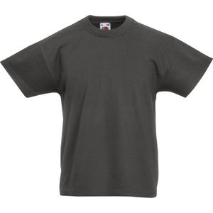Fruit Of The Loom Originele T-shirt met korte mouwen voor kinderen / tieners (Licht Graphite)