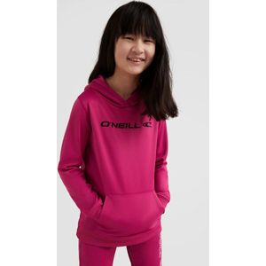 O'Neill Fleeces Girls RUTILE HOODED FLEECE Fuchsia Red 176 - Fuchsia Red 65% Gerecycled Polyester, 35% Polyester