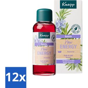 Kneipp - Badolie - Rozemarijn - Voor nieuwe energie - 100 ml - Voordeelverpakking - 12 stuks