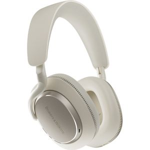 Bowers & Wilkins Px7 S3 Draadloze Over-Ear Hoofdtelefoon, Geavanceerde Noise Cancelling, 30 Uur Afspelen, 8 Microfoons, Snelladen, aptX Lossless - Canvas Wit