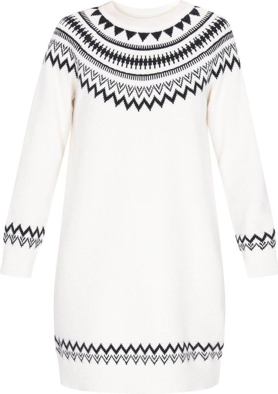 DreiMaster - Maritime Collectie - Mini-jurk - Ronde Hals - Lange Mouwen