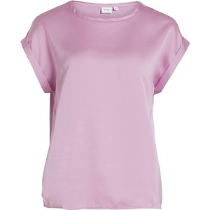 VILA VIELLETTE S/S SATIN TOP - NOOS - Maat 40